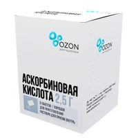 Аскорбиновая кислота порошок для приг. раствора для приема вн. пак. 2,5г 5шт миниатюра фото №3