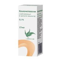 Ксилометазолин эвкалипт спрей назальный 0,1% 15мл