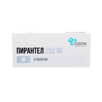 Пирантел таблетки 250мг 3шт