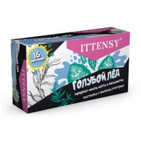 Лед голубой с жидким центром Ittensy/Иттенси пастилки для рассасывания 4г 16шт миниатюра фото №2