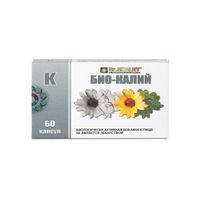 Био-Калий капсулы 0,3г 60шт миниатюра фото №2