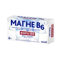 Магне В6 Форте таблетки п/о плен. 100мг+10мг 100шт миниатюра фото №3