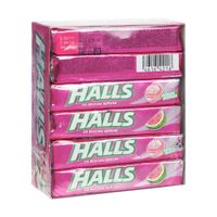 Леденцы от кашля вкус арбуза Halls/Холлс 12уп