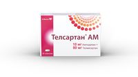 Телсартан АМ таблетки 10мг+80мг 28шт