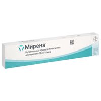 Мирена внутриматочная терапевтическая система 20мкг/сут миниатюра фото №2