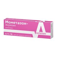 Мометазон-Акрихин крем для наружного применения 0,1% 30г миниатюра фото №5