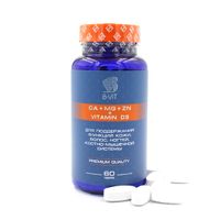 Кальций+Магний+Цинк+Витамин Д3 B-VIT таблетки 2,34г 60шт