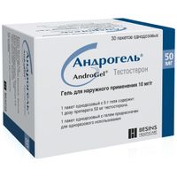 Андрогель гель д/наруж. прим. 10мг/г пак. 5г 30шт
