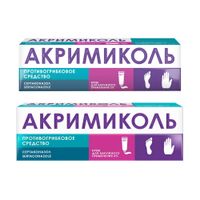 1X Акримиколь крем для наружного применения 2% 30г + 1X Акримиколь крем для наружного применения 2% 15г