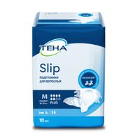Подгузники дышащие TENA Slip Plus/ТЕНА Слип, M (талия/бедра 80-122 см) 10 шт. миниатюра фото №2