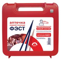 Аптечка первой помощи автомобильная в футляре при ДТП Фэст