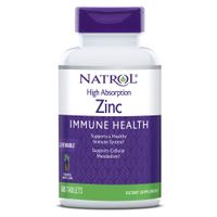 Цинк высокой степени усвоения Natrol таблетки жевательные 1200мг 60шт