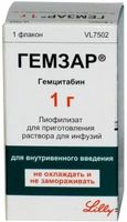 Гемзар лиоф. для пригот. раствора для инф. 1г