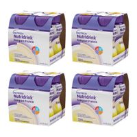 4Х Питание лечебное диетическое высокобелковое со вкусом ванили Компакт Протеин Nutridrink/Нутридринк 125мл 4шт
