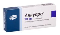 Аккупро таблетки п/о плен. 10мг 30шт