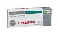 Карведилол-OBL таблетки 12,5мг 30шт