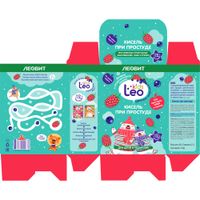 Кисель при простуде для детей с 1 года Leo Kids Леовит пак. 12г 5шт миниатюра фото №2