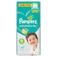 Подгузники детские Extra Large Active Baby Dry Pampers/Памперс 13-18кг 52шт Подгузники детские Extra Large Active Baby Dry Pampers/Памперс 13-18кг 52шт