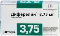 Диферелин лиофилизат для приг. суспензии для в/м введ. пролонгированного действия 3,75мг+Растворитель+Шприц+Игла 2шт