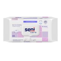 Салфетки влажные для чувствительной кожи алоэ вера и аллантоин Sensitive Care Seni/Сени 68шт