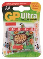 Батарейка алкалиновая LR6 1,5V AA Ultra GP/ДжиПи 4шт