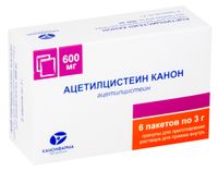 Ацетилцистеин Канон гранулы для приг. раствора для приема внутрь 600мг 6шт