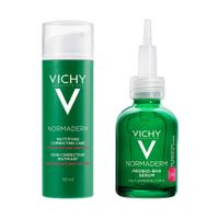 1X Сыворотка против несовершенств кожи пробиотическая Probio-Bha Serum Normaderm Vichy/Виши 30мл + 1X Уход против несовершенств корректирующий Normaderm Vichy/Виши 50мл