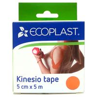 Тейп кинезио оранжевый Ecoplast/Экопласт 5см х 5м