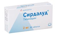 Сирдалуд таблетки 2мг 30шт