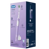 Набор: Щетка зубная электрическая сиреневая с зарядкой 3757 Vitality Pro 3708 Oral-B/Орал-би+Бритва Swirl Venus Gillette/Жиллетт миниатюра фото №11