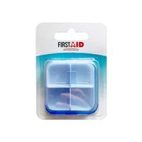 Таблетница на день карманная 4 отделения First Aid/Ферстэйд