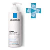 Молочко для сухой кожи младенцев, детей и взрослых Lait Lipikar La Roche Posay/Ля рош позе 400мл миниатюра