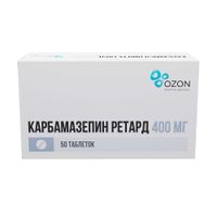 Карбамазепин ретард таблетки с пролонгированным высвобождением 400мг 50шт Карбамазепин ретард таблетки с пролонгированным высвобождением 400мг 50шт
