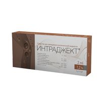 Интраджект средство для замещения синовиальной жидкости шприц 1,2% 2мл