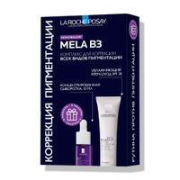 Набор против пигментации La Roche Posay/Ля рош позе: Крем-уход SPF30 Mela В3 туба 40мл+Сыворотка концентрированная фл. 10мл