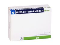 Мемантин-Рихтер таблетки п/о плен. 10мг 30шт