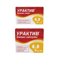 1X Урактив Баланс капсулы 0,868г 20шт + 1X Урактив Баланс порошок саше-пакет 2г 10шт 1X Урактив Баланс капсулы 0,868г 20шт + 1X Урактив Баланс порошок саше-пакет 2г 10шт