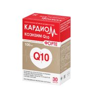 КардиоМ Коэнзим Q10 Форте капсулы 650мг 30шт миниатюра фото №2