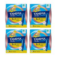 4Х Тампоны гигиенические с аппликатором Regular Compak Pearl Tampax/Тампакс 16шт 4Х Тампоны гигиенические с аппликатором Regular Compak Pearl Tampax/Тампакс 16шт