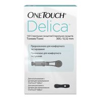 Ланцеты Delica OneTouch/УанТач 100шт