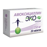 Амоксициллин Экобол таблетки 250мг 20шт