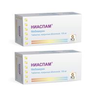 2Х Ниаспам таблетки п/о 135мг 30шт