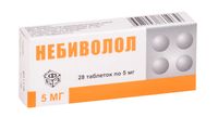 Небиволол таблетки 5мг 28шт