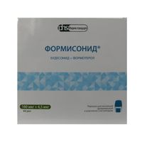 Формисонид с устройством для ингаляций порошок для ингаляций дозированный 160мкг+4,5мкг 60шт