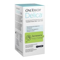 Ланцеты Delica OneTouch/УанТач 25шт миниатюра фото №2