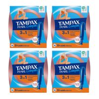 4Х Тампоны гигиенические с аппликатором Super Plus Compak Pearl Tampax/Тампакс 16шт 4Х Тампоны гигиенические с аппликатором Super Plus Compak Pearl Tampax/Тампакс 16шт