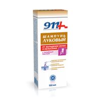 Шампунь от выпадения волос и облысения с репейным маслом Луковый 911 Ваша служба спасения 150мл