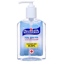Гель Sanitelle (Санитель) для рук антисептический без отдушки с витамином Е фл. 250мл