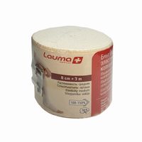 Бинт эластичный средней растяжимости модель 5 Lauma/Лаума 8см х 3м миниатюра фото №6