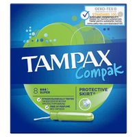 Тампоны с аппликатором TAMPAX (Тампакс) Compak Super, 8 шт. миниатюра фото №2